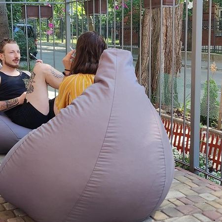 Хостел С Террасой В Центре Charkiv Esterno foto